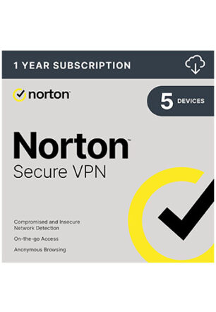 Norton Secure VPN 2024 for up to 5 Devices